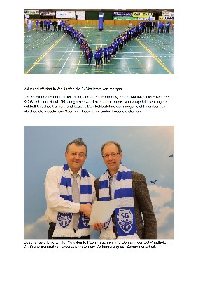 Volksbank auch weiterhin  für den SG-Nachwuchs.